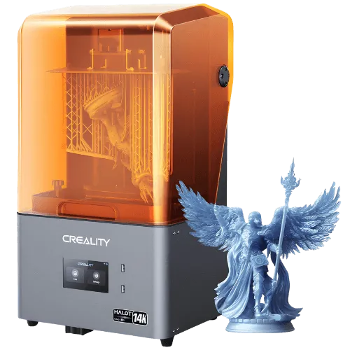 طابعة كريالتي الريزن ثلاثية الأبعاد Halot Mage S بدقة 14K فائقة الوضوح - مقاس 22*12*23سم