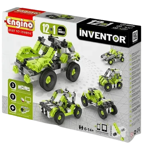 العاب التركيب التعليمية 1*12 لبناء مجموعة من السيارات من Inventor