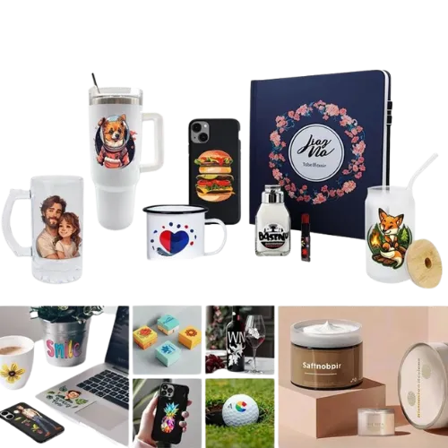 طباعة استيكر UV DTF احترافية مقاس 100 × 27 سم