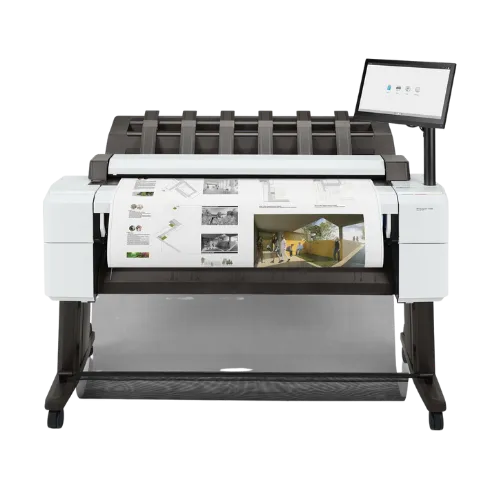 طابعة اتش بي ديزاين جت T2600dr -مقاس 91.44سم طباعة, مسح ضوئي, نسخ