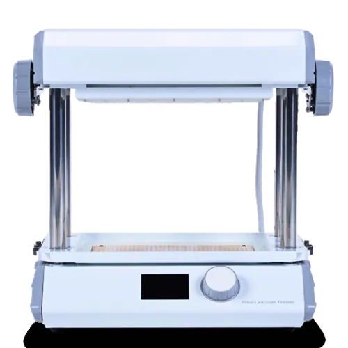 Vacuum Machine Model S for Packaging and Molding with wooden forming bed