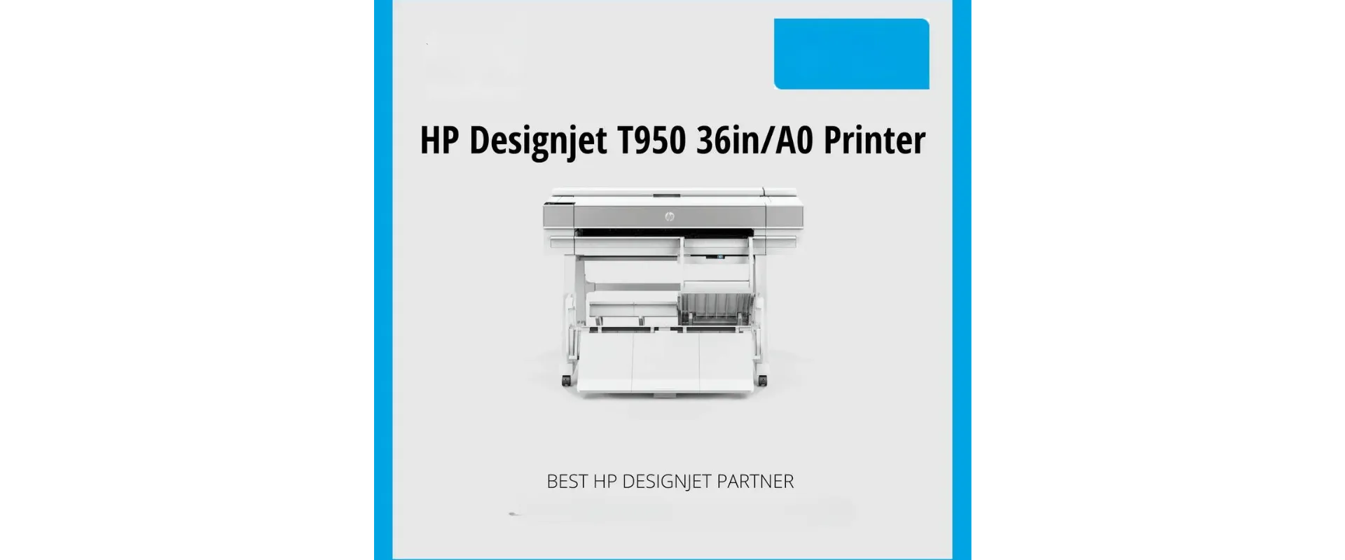 طابعة HP DesignJet T950 متعددة الوظائف بحجم 91.44سم( طباعة نسخ- مسح ضوئي)