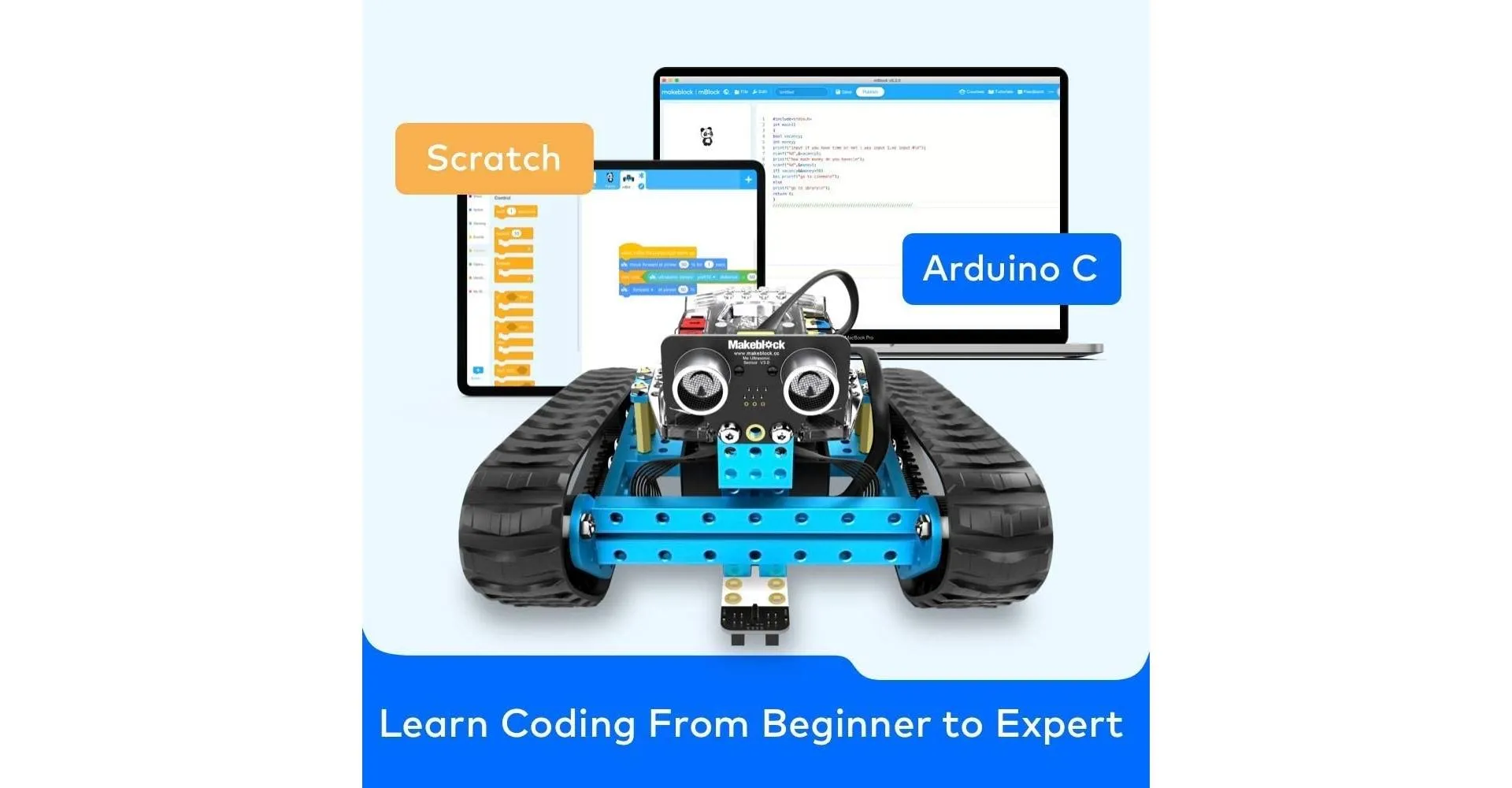 مجموعة الروبوت للصغار mBot Ranger (نسخة البلوتوث)