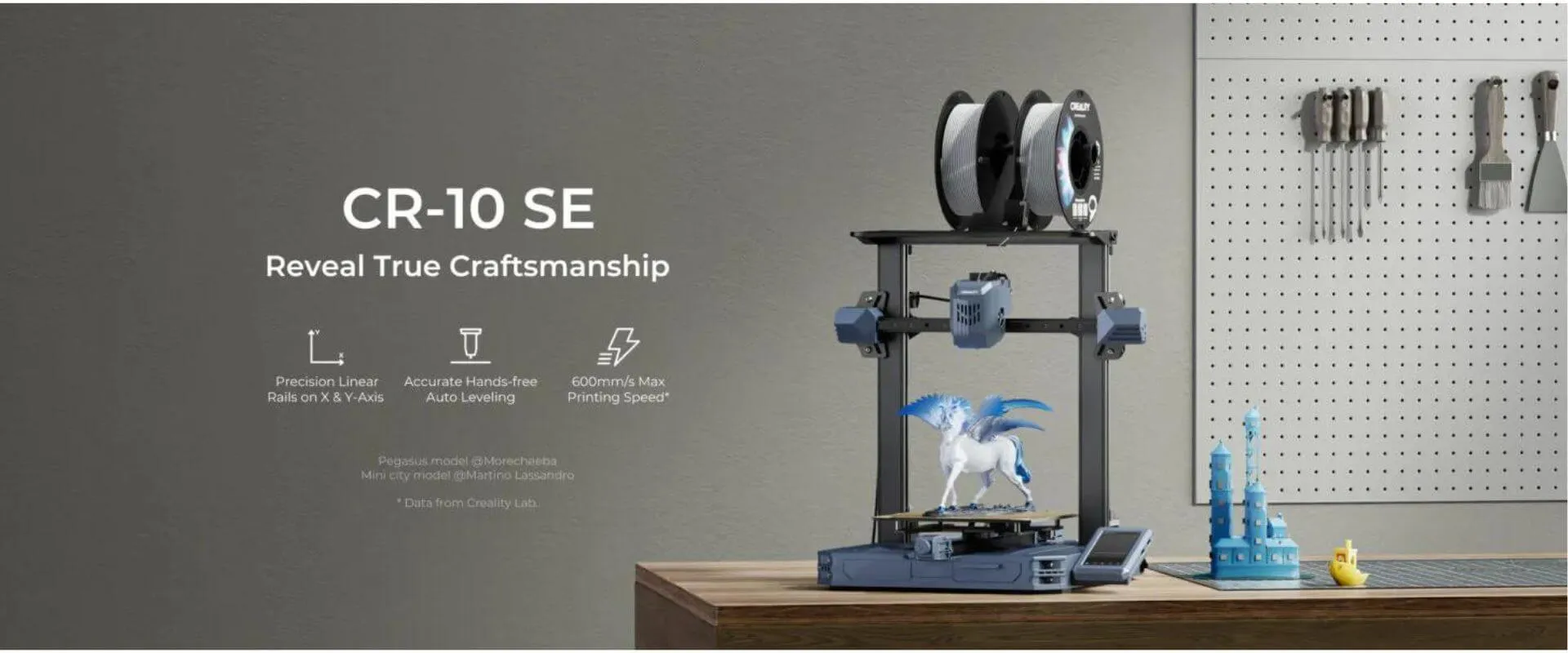 طابعة كريالتي ثلاثية الأبعاد CR-10 SE مقاس 22*22*26.5